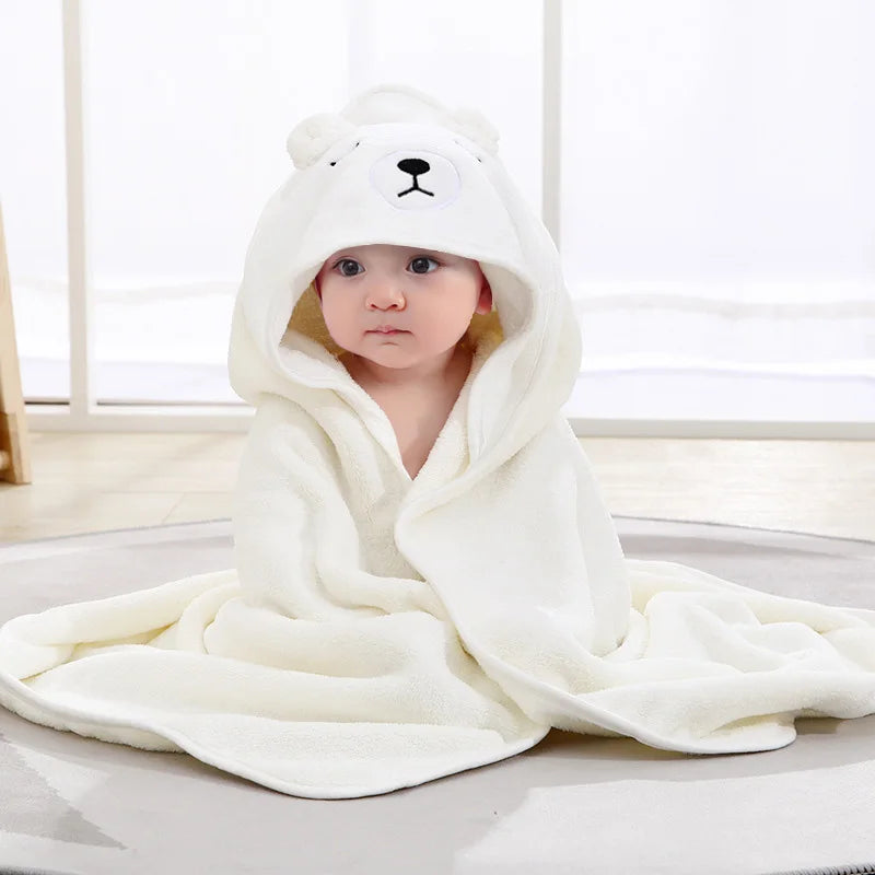 Asciugamano da bagno per bambini con cappuccio animale 
