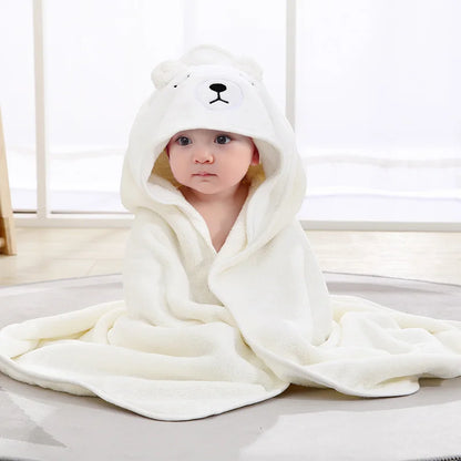 Asciugamano da bagno per bambini con cappuccio animale 