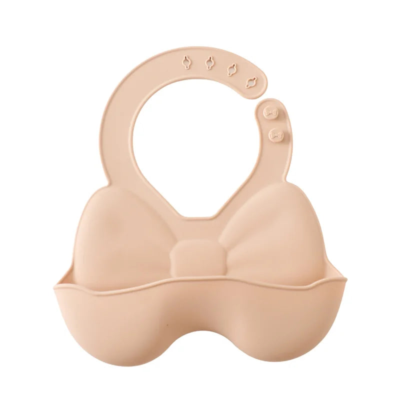 Eleganti bavaglini in silicone con design a prua