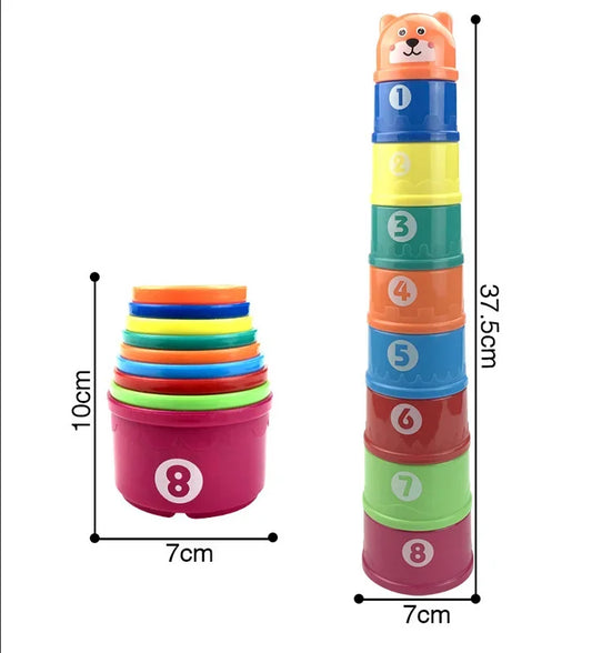 Tazze di impilamento a tema orso