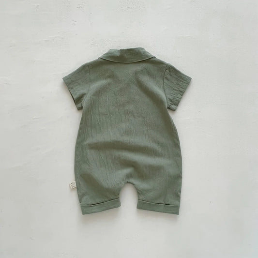 Mameluco de estilo lino 