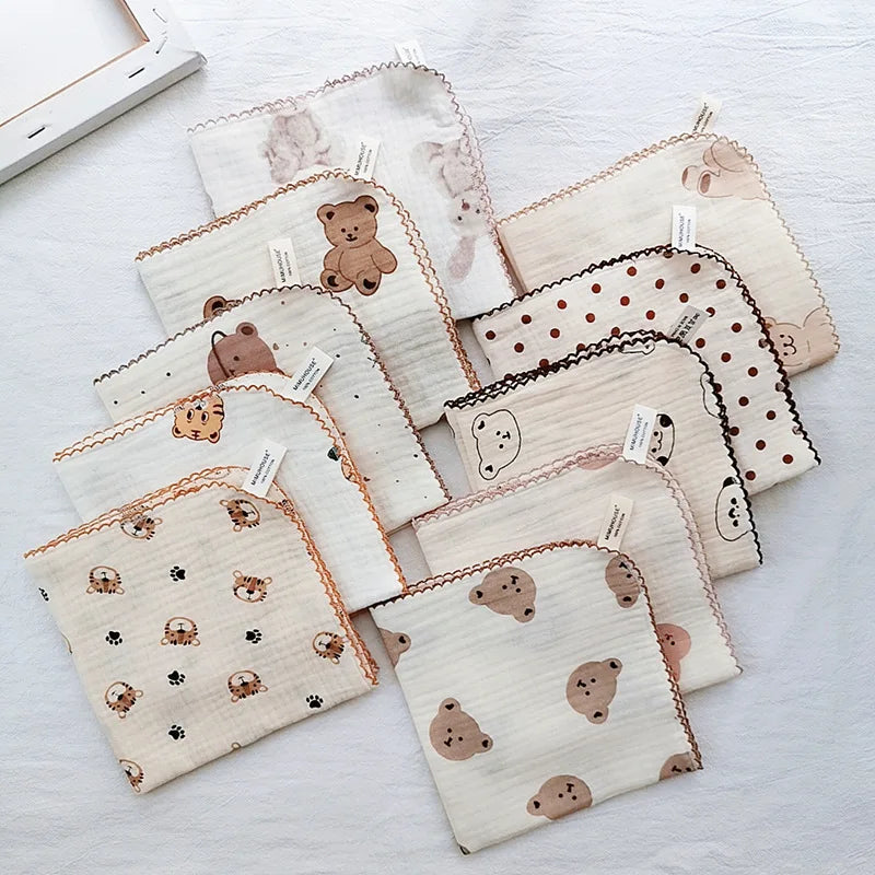 Set di stoffa di tela da lavaggio per bambini muschiato e tela 