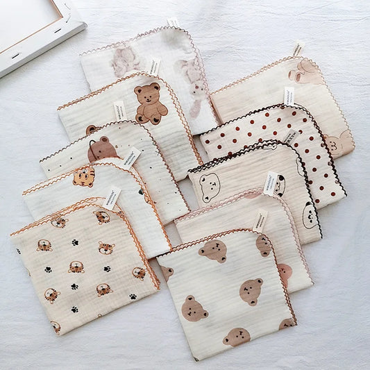 Set di stoffa di tela da lavaggio per bambini muschiato e tela 