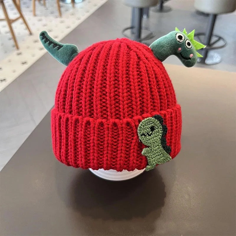 Cappello invernale in maglia 3D per bambini