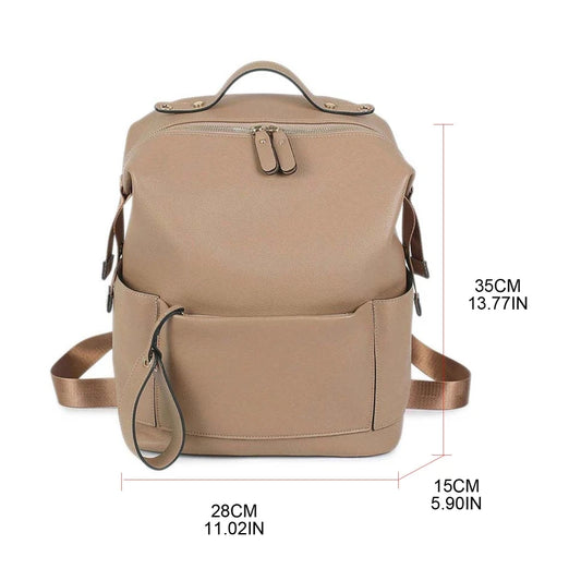 PU Leather Mommy Backpack