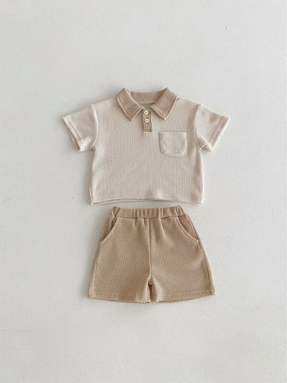 Juego de ropa para bebés de verano 