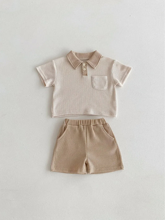 Juego de ropa para bebés de verano 