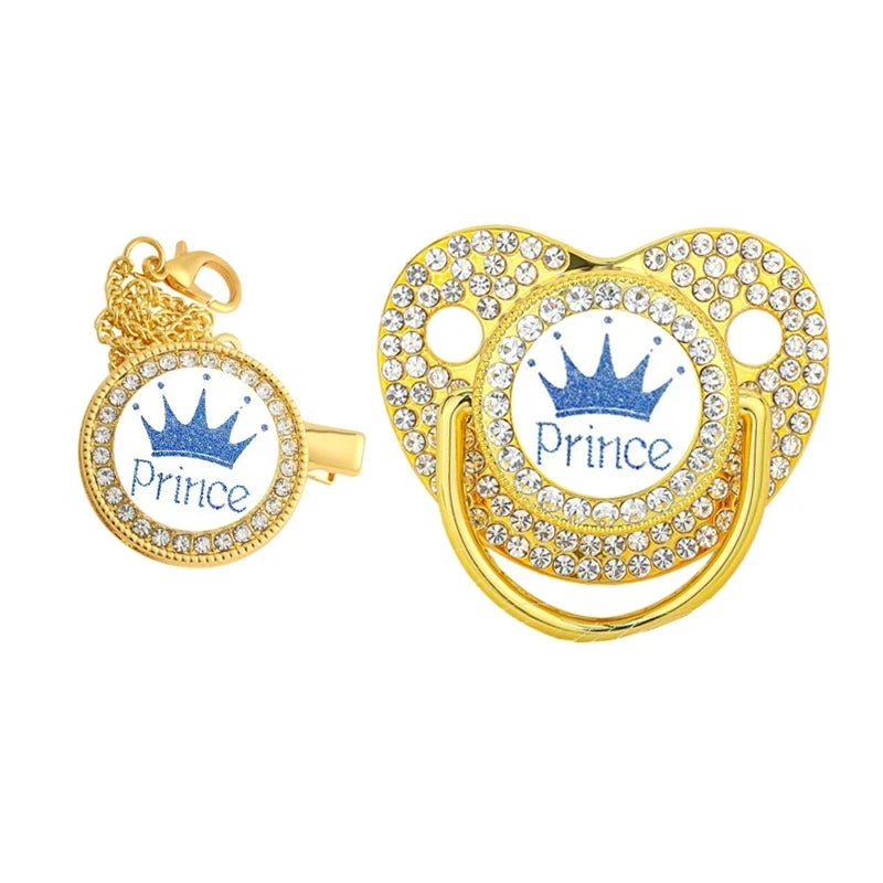 Set di cichifieri Rhinestone del Principe e Principessa