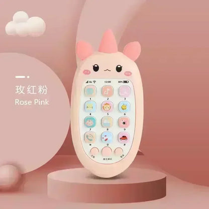 Teléfono de juguete para bebés de iluminación musical