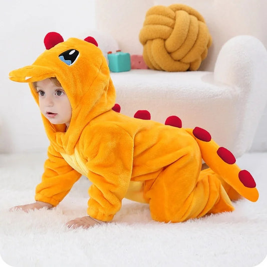 Tutina di costumi per bambini di dinosauro 
