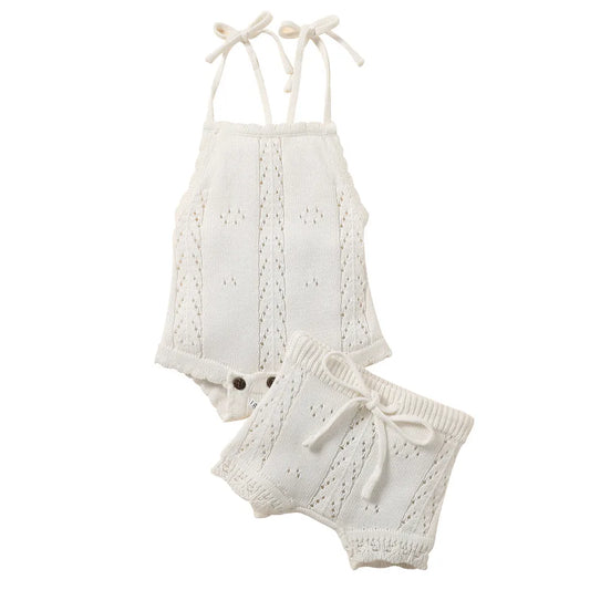 Set da bambino a maglia accogliente
