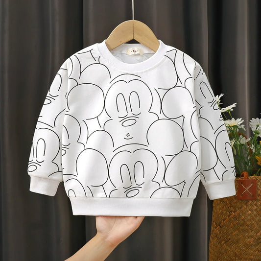 Disney Mickey Long Sleeve Felpa 