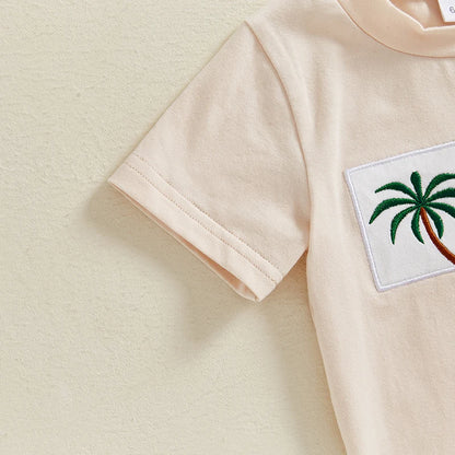 Outfit estivo per bambini in palma 