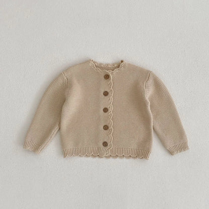Set di cardigan per bambini in maglia classica 