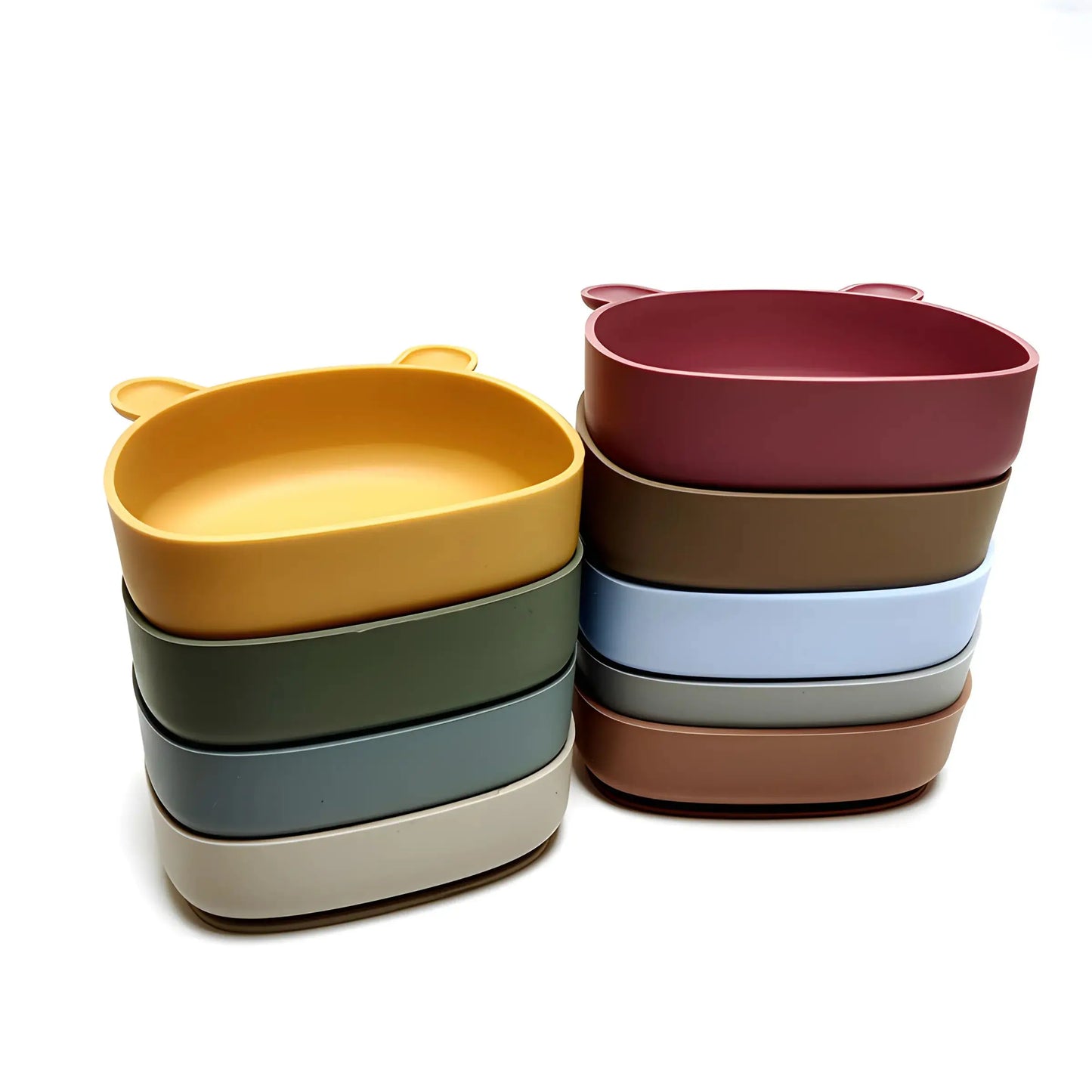 Piatti per bambini in silicone a forma di orso 