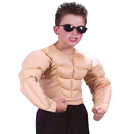 Disfraz de cofre muscular para niños