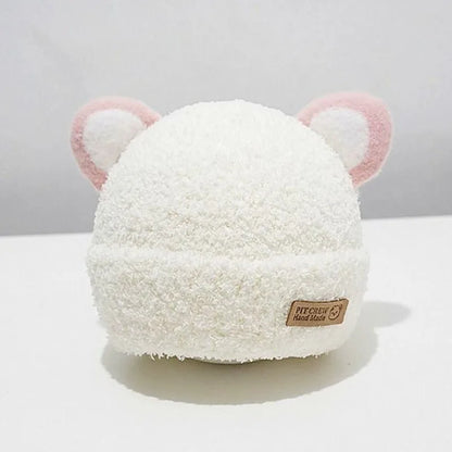 Cappelli a maglia da orecchie di orso