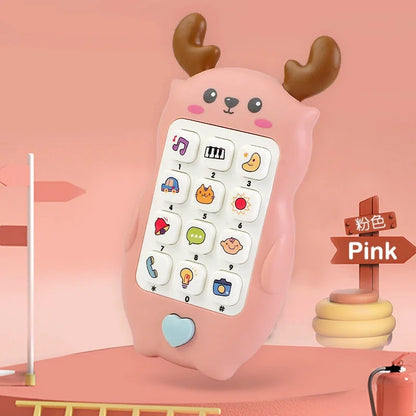 Teléfono de juguete para bebés de iluminación musical