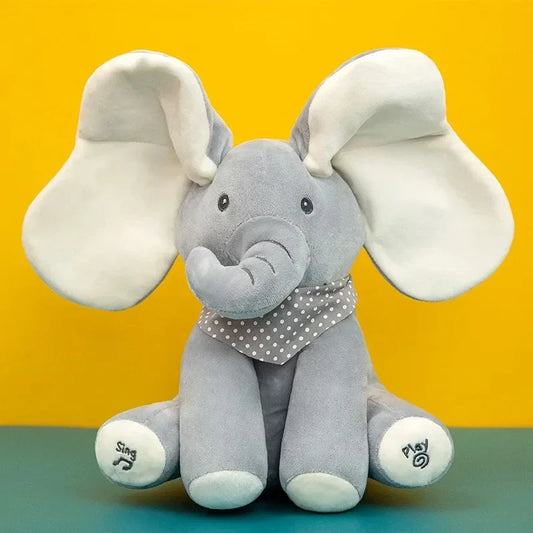 Peluche di elefante blu 