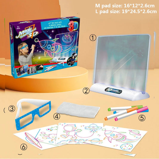 Set di tavolo da disegno magico 3D