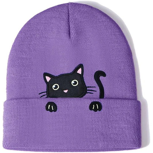 Berretto a maglia gatto Peek-a-Boo
