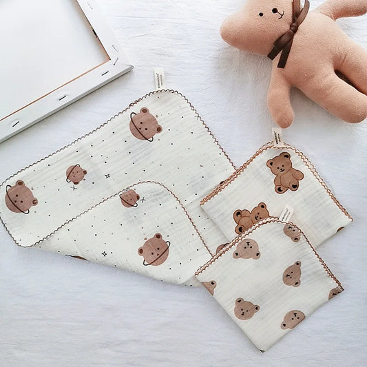 Set di stoffa di tela da lavaggio per bambini muschiato e tela 