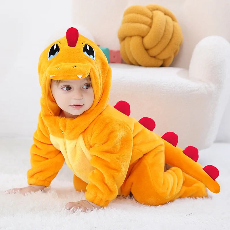Tutina di costumi per bambini di dinosauro 
