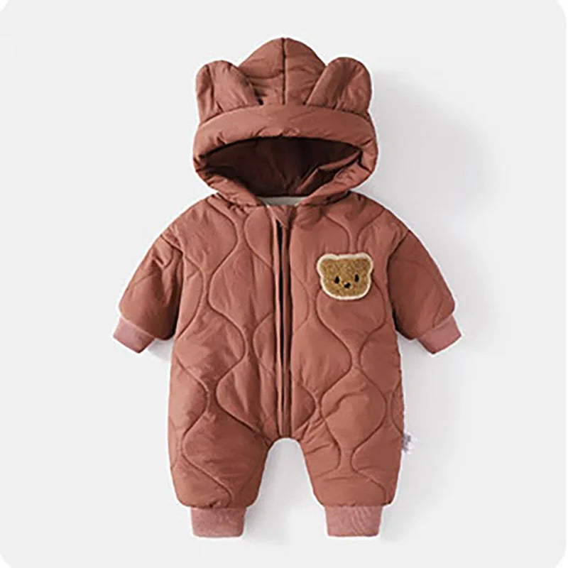 Baby Winter Supsuit con capucha 