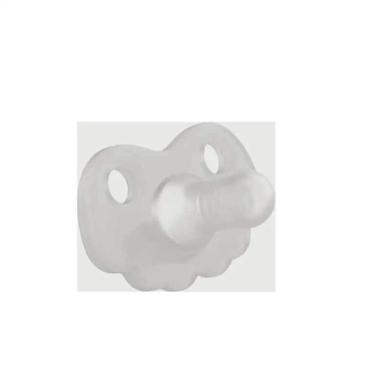 Ciuccio in silicone monopezzo traslucido
