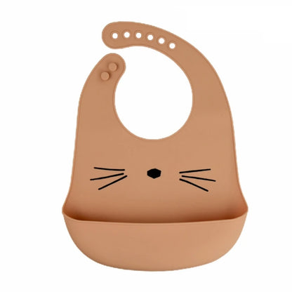 Serie di espressioni bavaglini in silicone