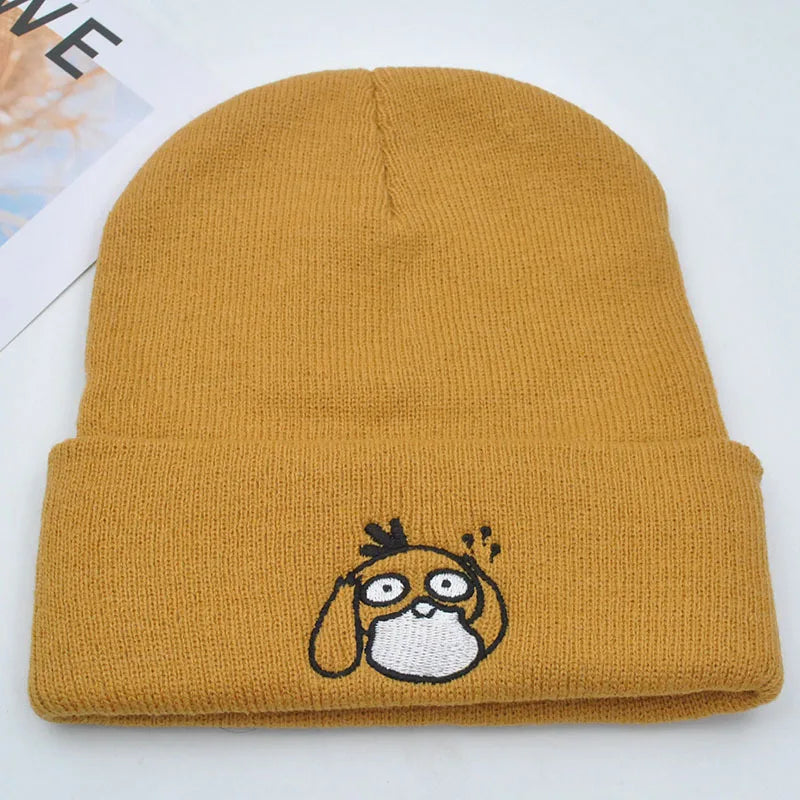 Beanie giocose a maglia da cartone animato