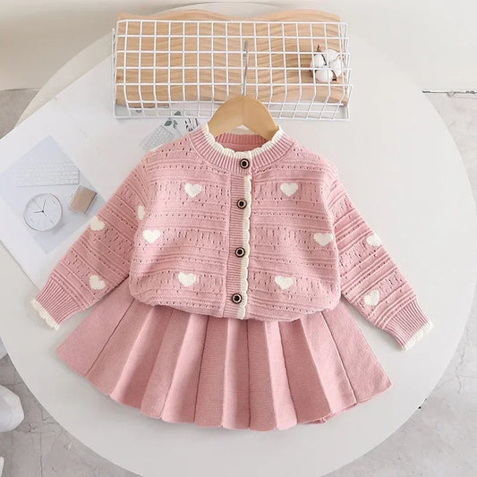 Girls' Winter Knit Set