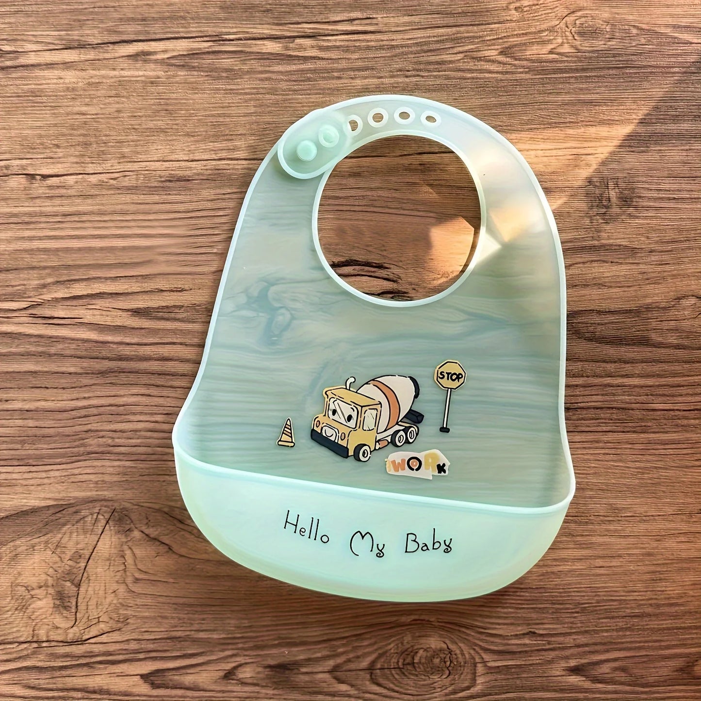 Bibs de bébé en silicone ludique