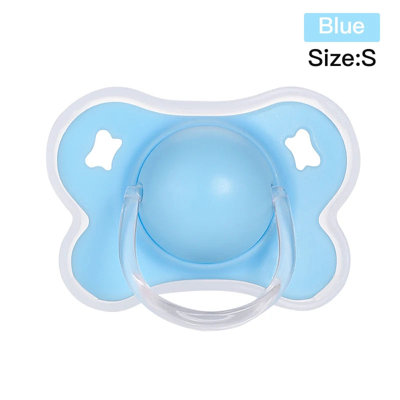 Chupete de bebé de silicona ergonómica