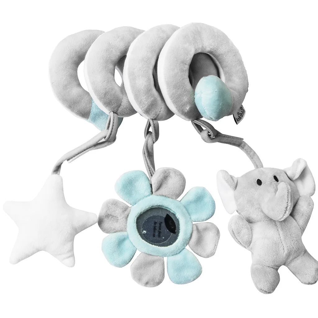 Giocattolo per neonato di peluche a spirale