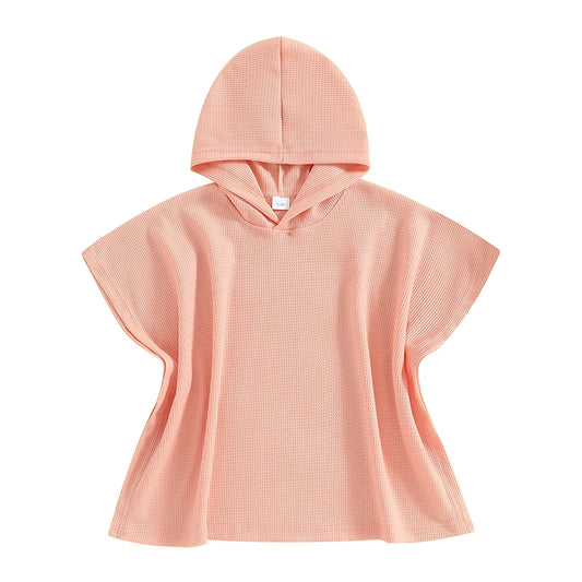 Kids con cappuccio di asciugamano poncho