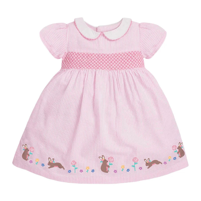 Groviduota ricamata rosa blush per ragazze