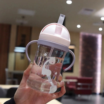 Tazas para bebés con temas de animales con mangos