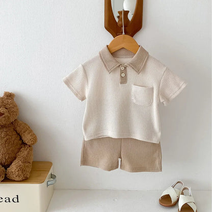 Juego de ropa para bebés de verano 