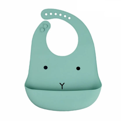 Serie di espressioni bavaglini in silicone