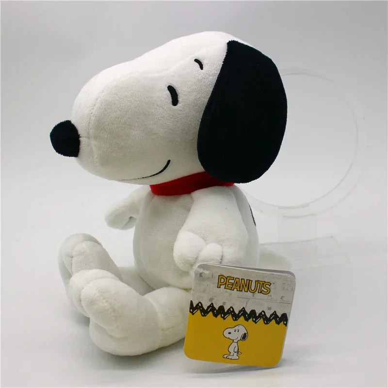 Giocattolo snoopy peluche con legno