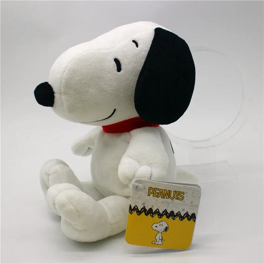 Giocattolo snoopy peluche con legno
