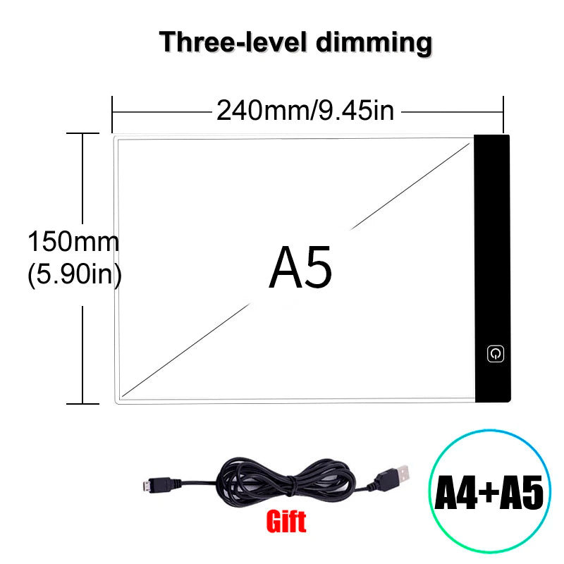 PAD LIGHT LED per il disegno