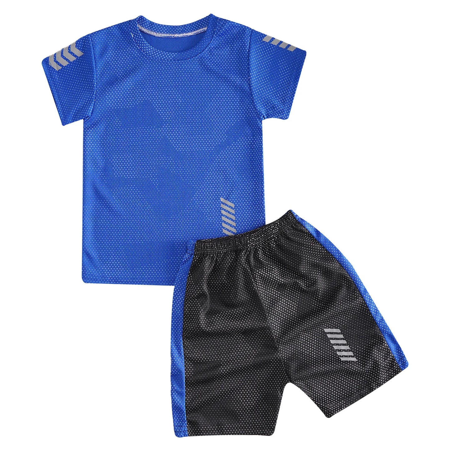 T-shirt sportiva attiva e pantaloncini per bambini
