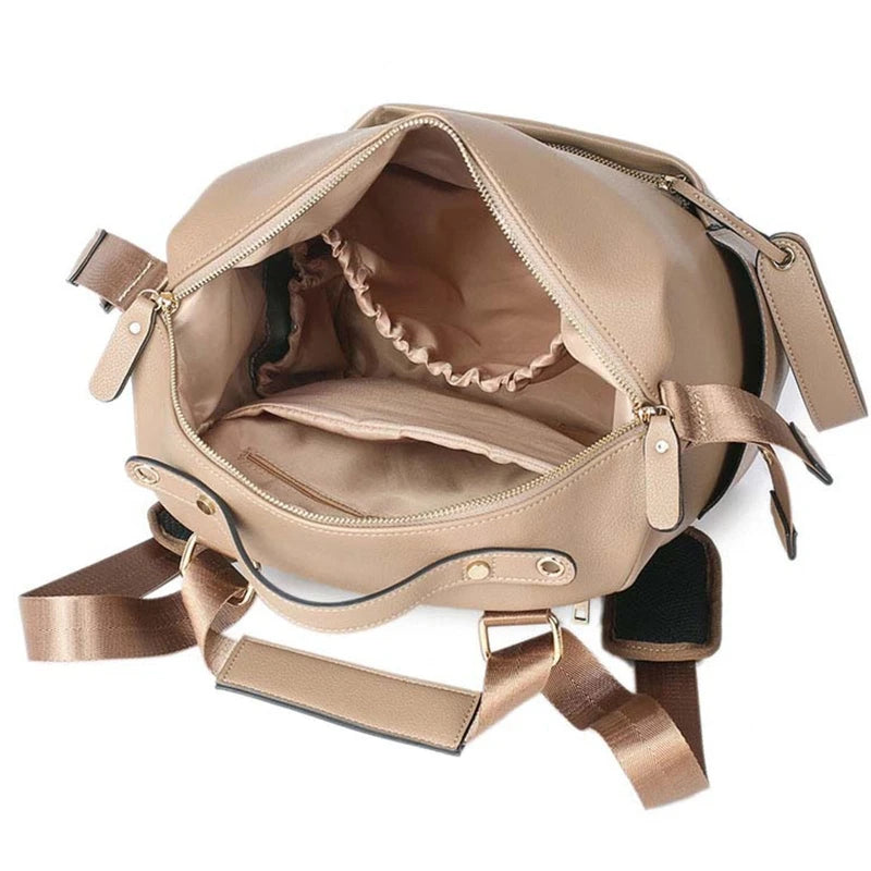 PU Leather Mommy Backpack