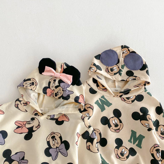 Full-Print Cartoon Hoodies for Kids