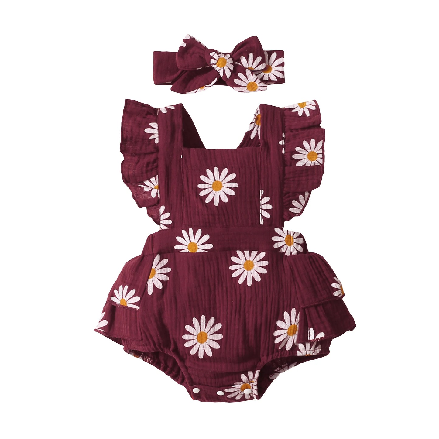 Set di pagliamber Blooming Daisy Baby
