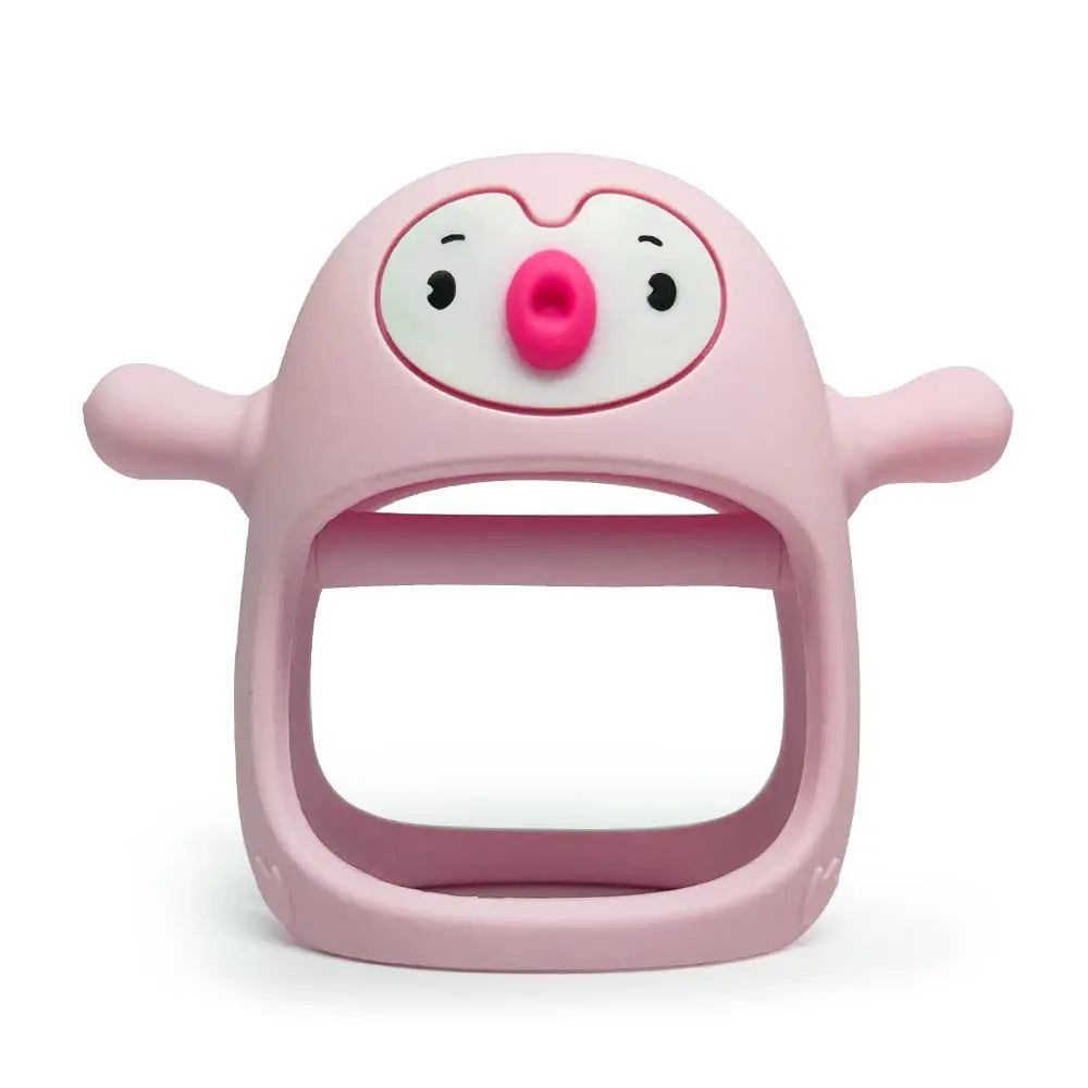 Juguete de dentición de silicona de pingüina 