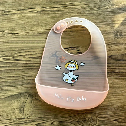 Bibs de bébé en silicone ludique