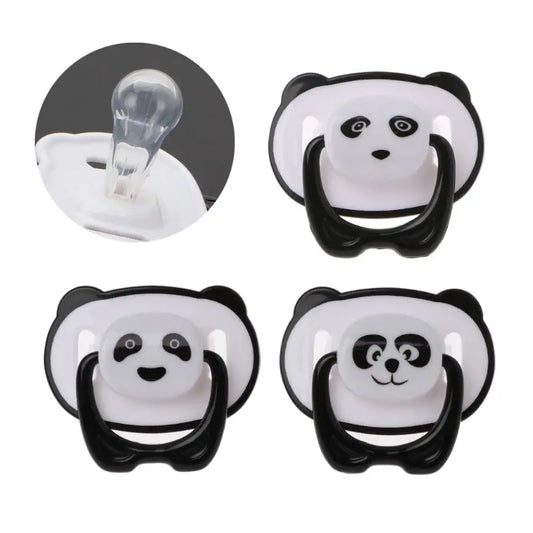 Panda silicone baby ciuccio